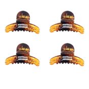 Soho® Mini Tortoise Hårklemmer - 4 stk 